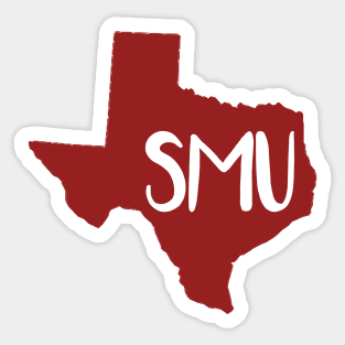 SMU Texas Sticker